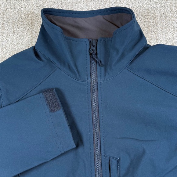 Helly Hansen Jackets & Blazers - NEW Helly Hansen Womens Medium Paramount Softshell Jacket Blue Fleece Full Zip